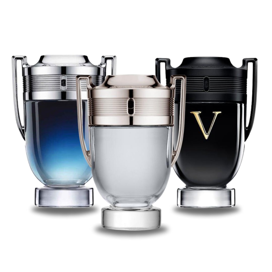 3 Parfume Kombination - Invictus Legend, Invictus og Invictus Victory Elixir fra Paco Rabanne  Invictus Legend